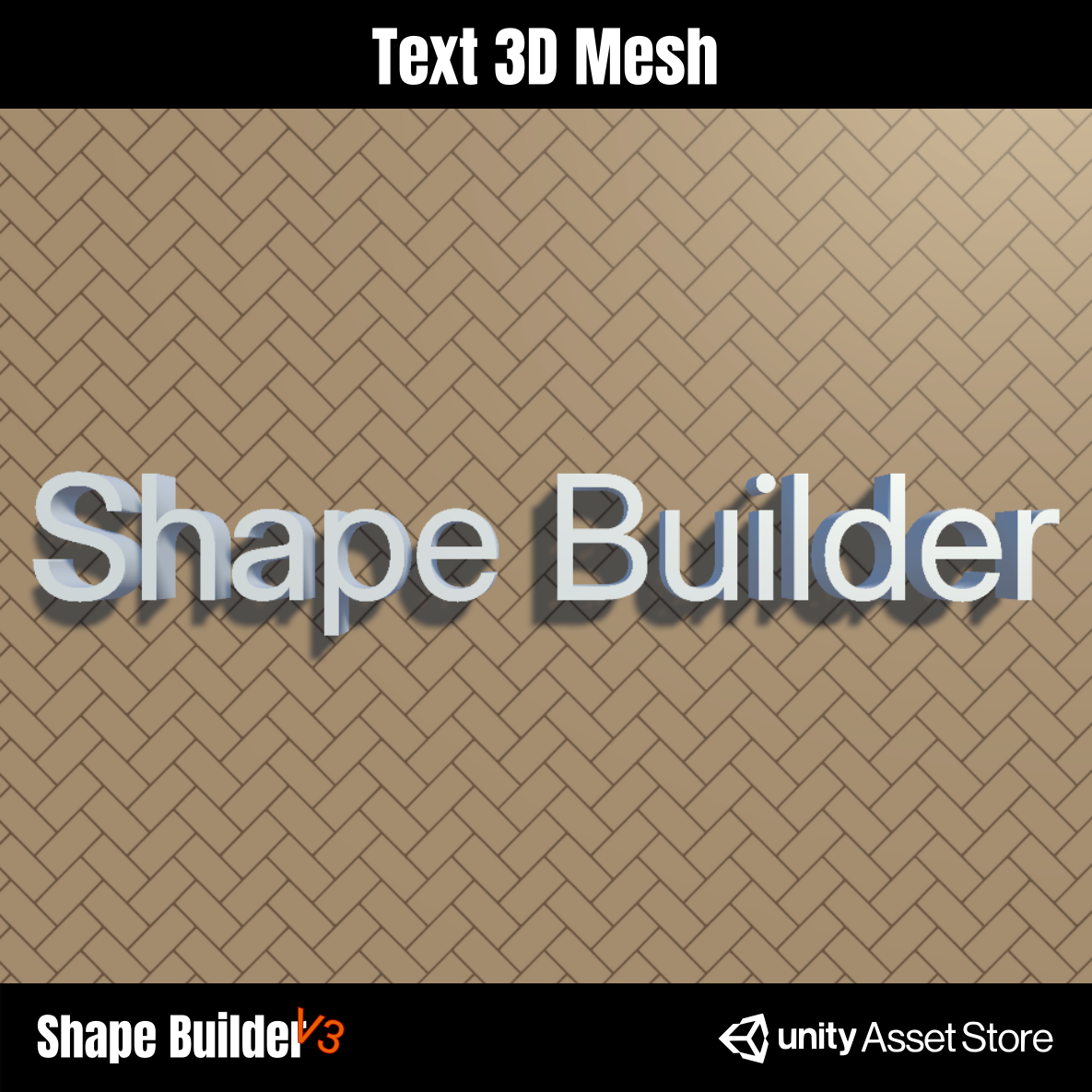 3D ShapeBuilder text generated along outlines