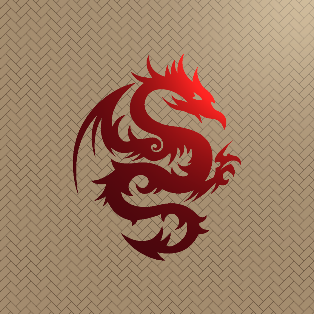 Dragon 2D graph shape generated with ShapeBuilder