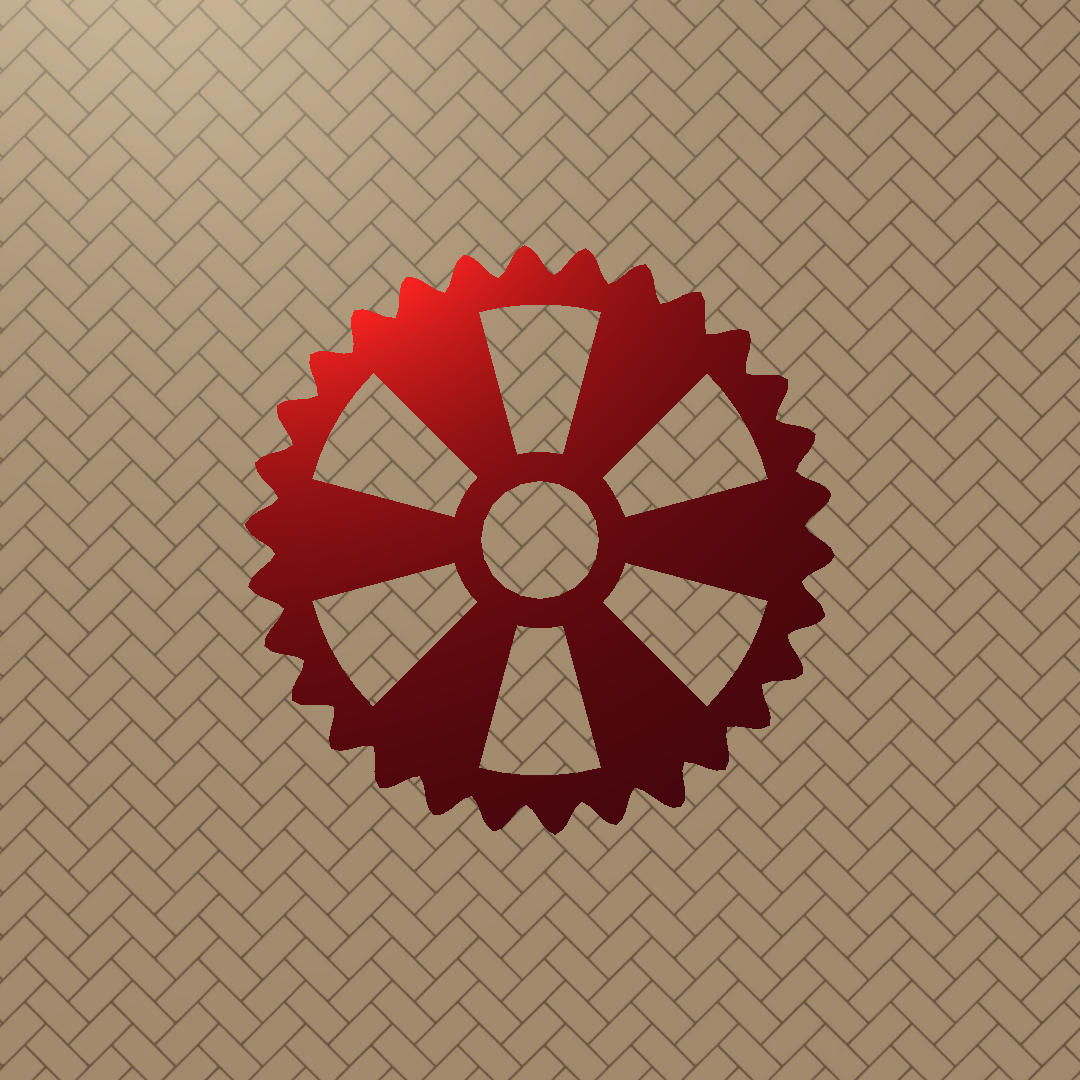 Final 2D gears render